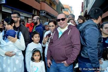 La Cabalgata Real recorre la zona comercial de Los Llanos de Telde (Foto Antonio Alí y Francisco Javier Santana)